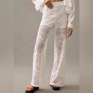 Walter Baker XSmall Pants Enrique Pant Marquee Lace white NWT